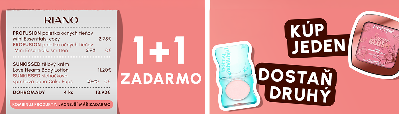 1+1 ZADARMO