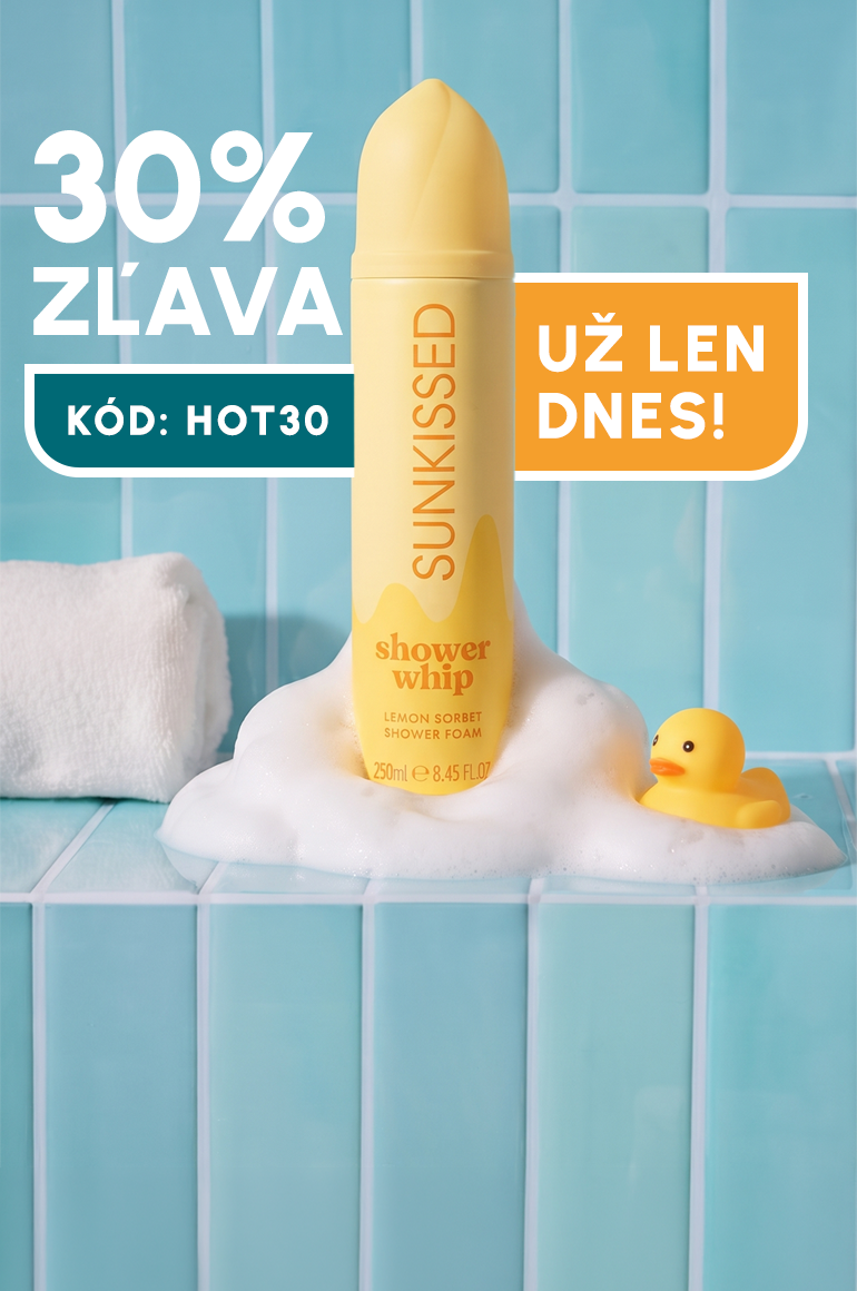 Sprchová rutina o 30 % výhodnejšie