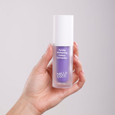 hello coco fialový korektor na bielenie zubov, 30ml