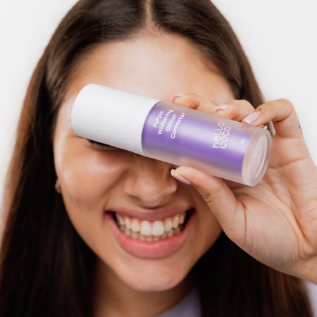 hello coco fialový korektor na bielenie zubov, 30ml
