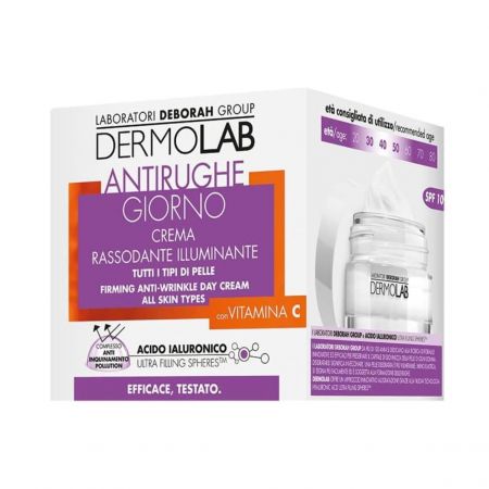 DermoLab spevňujúci denný krém proti vráskam s vitamínom C, SPF10, 50 ml