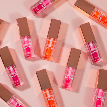 Profusion vyživujúci olej na pery Juicy Lip Tint, Pink Slippers, 4,5 ml
