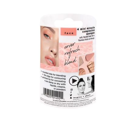 Real Techniques mini hubky, 4 ks