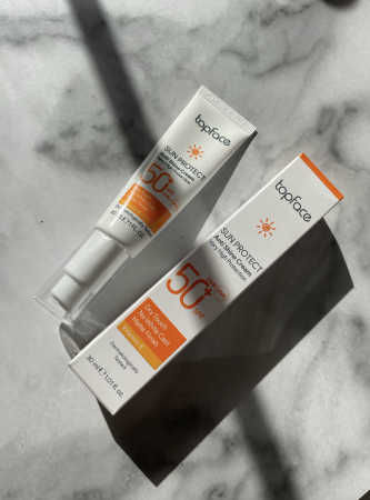 Topface krém na pleť s ochranným faktorom SPF50, Anti Shine, 30ml
