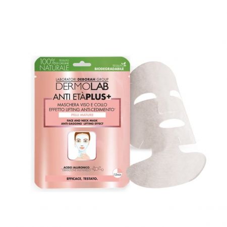 DermoLab darčeková sada anti-age plus+, krém na tvár, očný krém a maska na tvár, 3ks