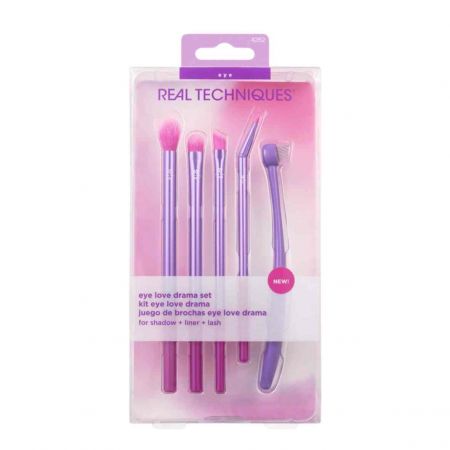 Real Techniques Sada štetcov na oči Eye Love Drama