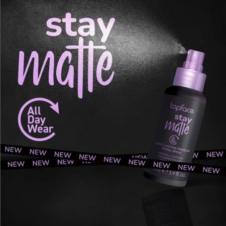 Topface zmatňujúci fixačný sprej na make-up, Stay Matte, 100ml