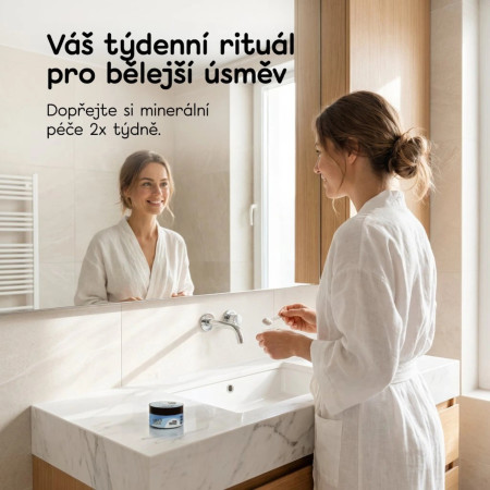 hello coco prášok na bielenie zubov Booster, 30g