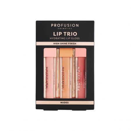 Profusion set hydratačných leskov na pery Nudes, 3 x 5ml