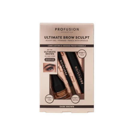Profusion set na úpravu obočia Ultimate Brow Sculpt, 0,07 g + 1,8 g + 4ml