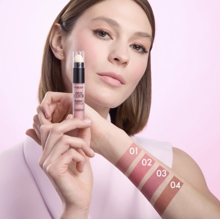 Deborah Milano tekutá lícenka a rúž 2v1 Easy Color, 4,5g