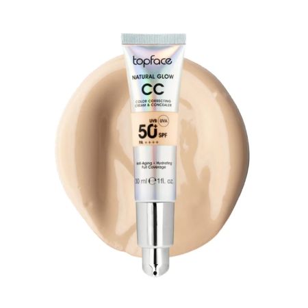 Topface CC make-up krém so SPF50 Natural Glow, 30ml