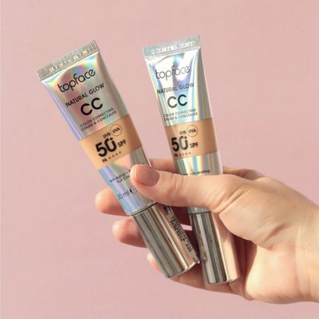 Topface CC make-up krém so SPF50 Natural Glow, 30ml