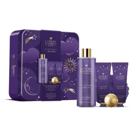 Grace Cole darčeková sada starostlivosti o telo levandule v plechovej dóze, 5ks