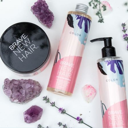 Brave New Hair bezsulfátový šampón na farbené vlasy, Color, 250ml