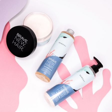 Brave New Hair revitalizačný a hĺbkovo hydratačný šampón na vlasy, Reboot, 250ml