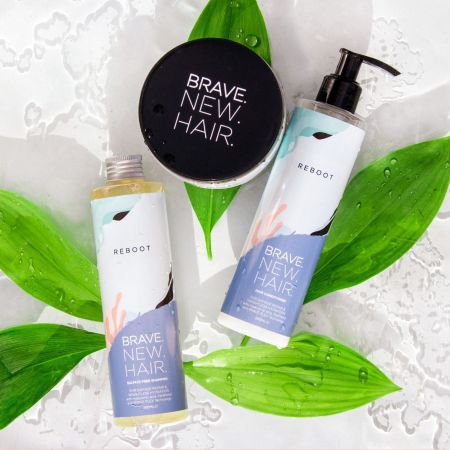 Brave New Hair revitalizačný a hĺbkovo hydratačný šampón na vlasy, Reboot, 250ml