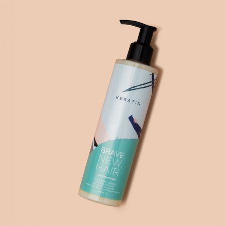 Brave New Hair kondicionér s keratínom na nepoddajné, hrubé a suché vlasy, Keratin, 250ml