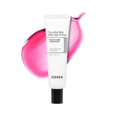 COSRX pleťový exfoliačný peeling s panthenolom a kyselinami AHA BHA PHA LHA 35, 30 ml