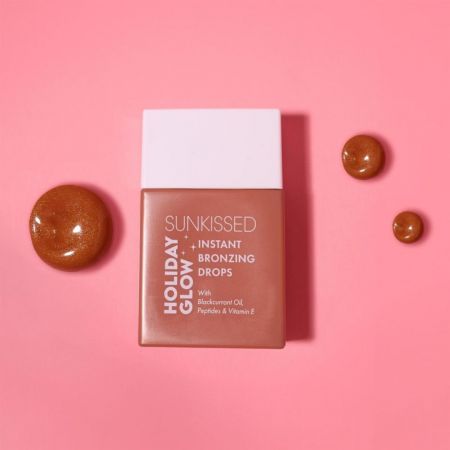Sunkissed trblietavý tekutý bronzer Holiday Glow, 28ml
