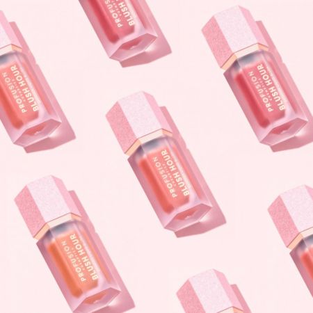 Profusion třpytivá tekutá líčena Shimmer Blushlighter Blush Hour, 6ml