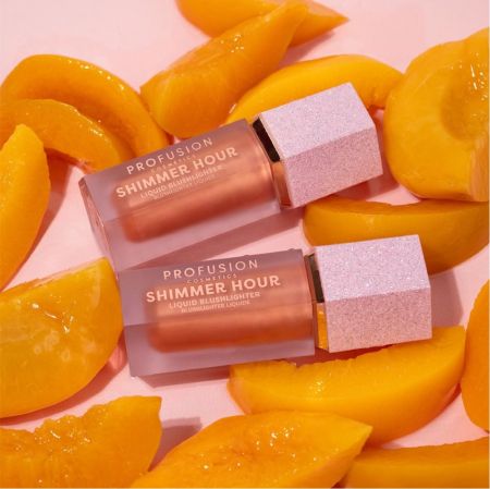 Profusion třpytivá tekutá líčena Shimmer Blushlighter Blush Hour, 6ml
