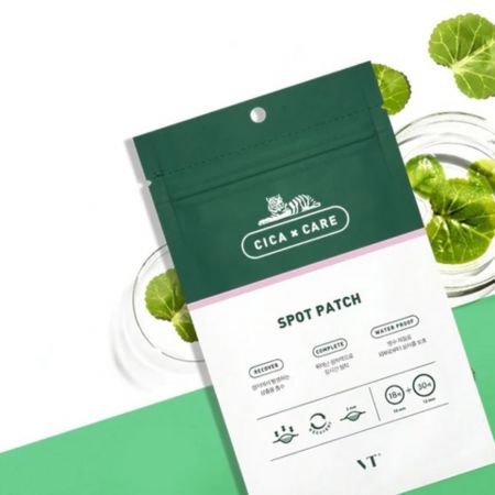 VT Cosmetics upokojujúce a hojivé náplasti na akné Cica Spot Patch, 48ks
