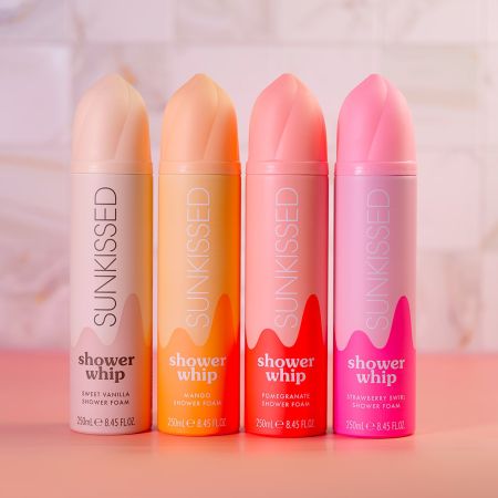 Sunkissed šľahačková sprchová pena Shower Whip Strawberry Swirl, 250ml