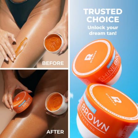 Byrokko opaľovací krém s beta-karoténom pre intenzívne opálenie Shine Brown, 210ml