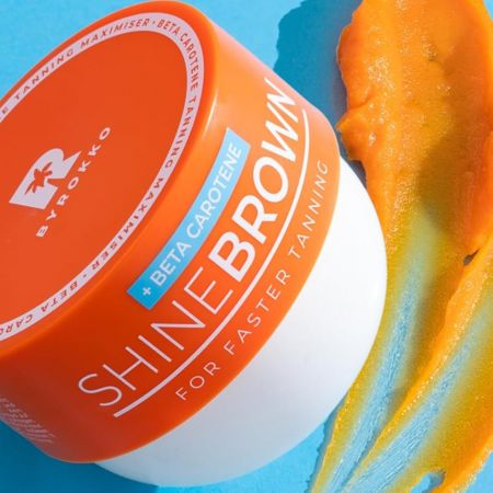 Byrokko opaľovací krém s beta-karoténom pre intenzívne opálenie Shine Brown, 210ml
