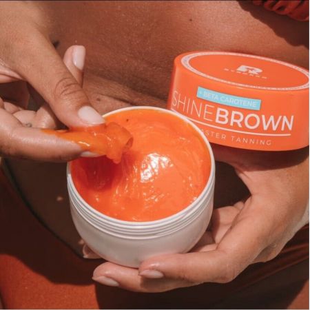 Byrokko opaľovací krém s beta-karoténom pre intenzívne opálenie Shine Brown, 210ml