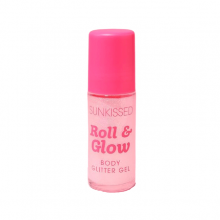 Sunkissed trblietky na telo v gélovom Roll On, Roll & Glow Body Glitter Gél, 30ml
