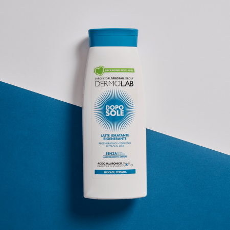 DermoLab regeneračné, hydratačné telové mlieko po opaľovaní, 400ml