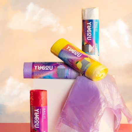 Yugou voňavé vrecia do koša so sťahovacou šnúrkou BAG IT 35l, Very Berry