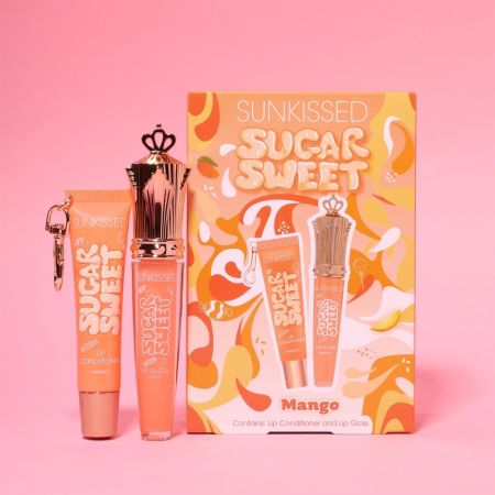 Sunkissed lesk a balzam na pery Sugar Sweet, Mango, 6ml+16ml