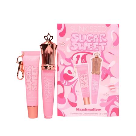 Sunkissed lesk a balzam na pery Sugar Sweet, Marshmallow, 6ml+16ml