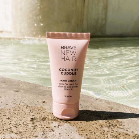 Brave New Hair bezoplachový hydratačný krém na vlasy, Coconut Cuddle, 50ml