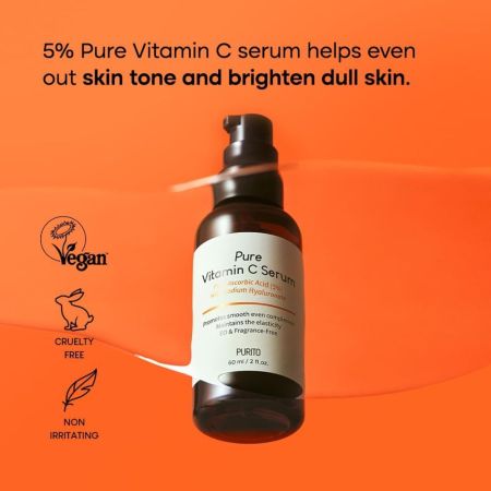 PURITO rozjasňujúce pleťové sérum s vitamínom C Pure Vitamín C Serum, 60ml