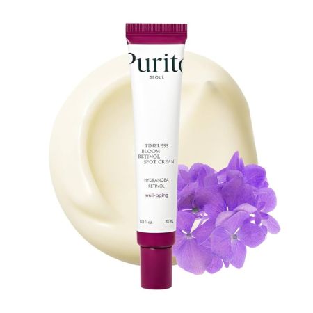 PURITO krém proti vráskam Timeless Bloom Retinol Spot Cream, 30ml
