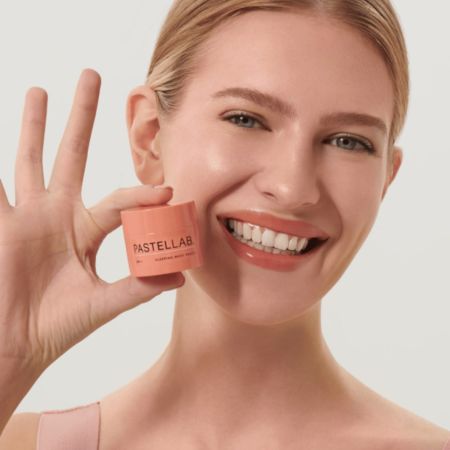 Pastel Cosmetics vyživujúca nočná maska na pery, Pastel Lab Lip Sleeping Mask Peach, 10 g