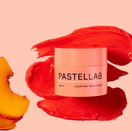 Pastel Cosmetics vyživujúca nočná maska na pery, Pastel Lab Lip Sleeping Mask Peach, 10 g