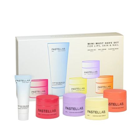 PASTELLAB darčeková sada na pery, pleť a nechty, Mini Must Have Set, 5ks