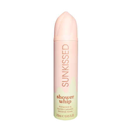 Sunkissed šľahačková sprchová pena Shower Whip Pistachio & Salted Caramel, 250ml