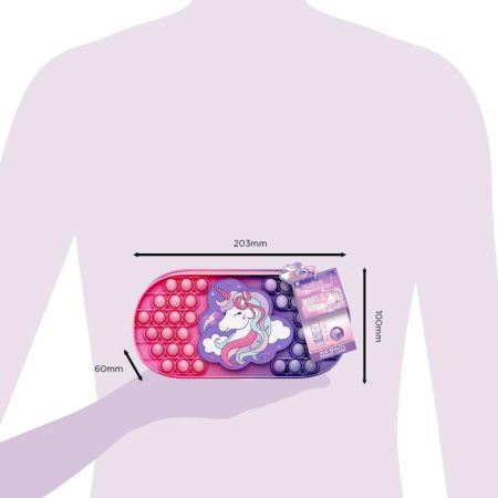 Baylis & Harding darčeková sada starostlivosti o telo a pery v Pop It púzdre Unicorn, 3ks