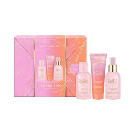 Baylis & Harding darčeková sada starostlivosti o telo Jojoba, Vanilla & Almond Oil, 3 ks