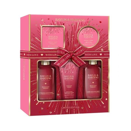 Baylis & Harding darčeková sada starostlivosti o telo Midnight Cherry, 5 ks