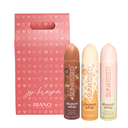 Sunkissed darčeková sada šľahačkových sprchových pien I.