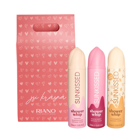 Sunkissed darčeková sada šľahačkových sprchových pien II.