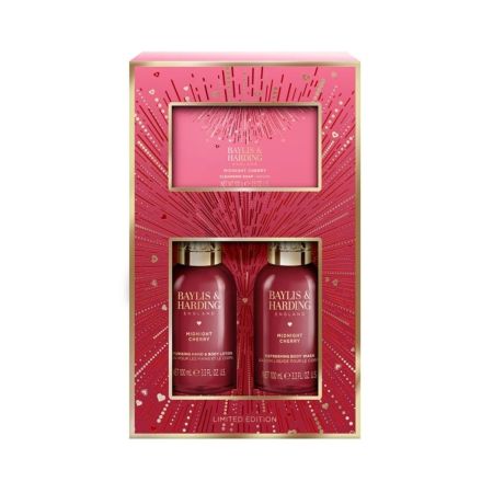 Baylis & Harding darčeková sada starostlivosti o telo Midnight Cherry Trio, 3 ks