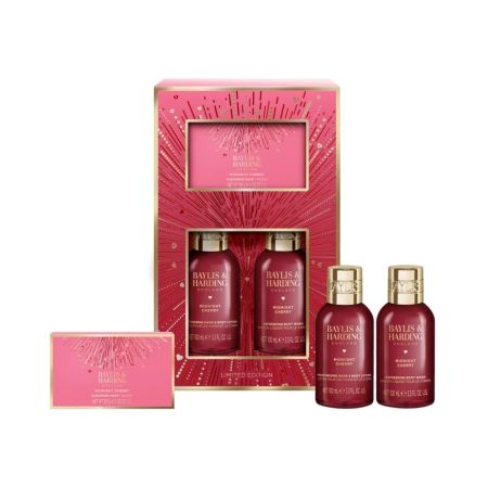 Baylis & Harding darčeková sada starostlivosti o telo Midnight Cherry Trio, 3 ks